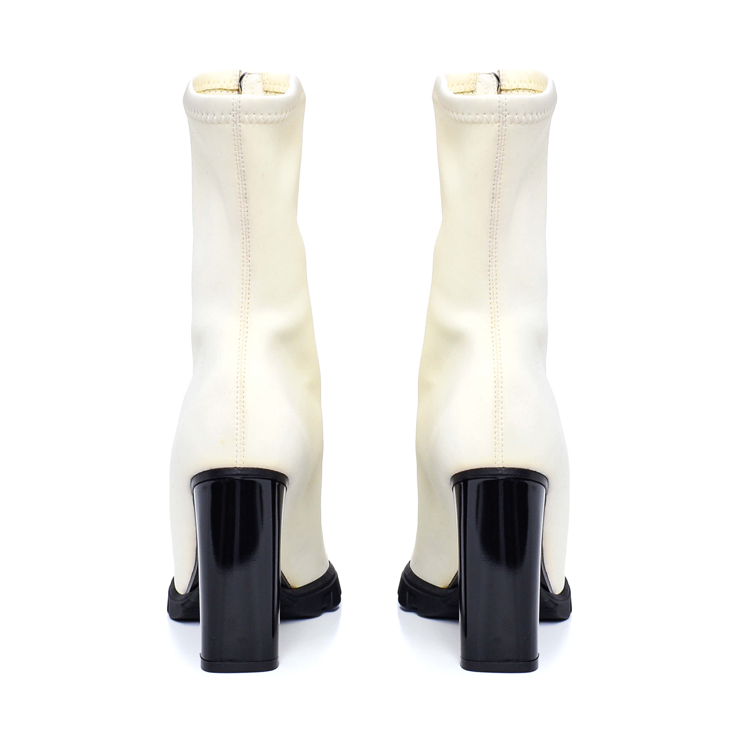 Alexander McQueen - White Scuba Zippy Boots / 38